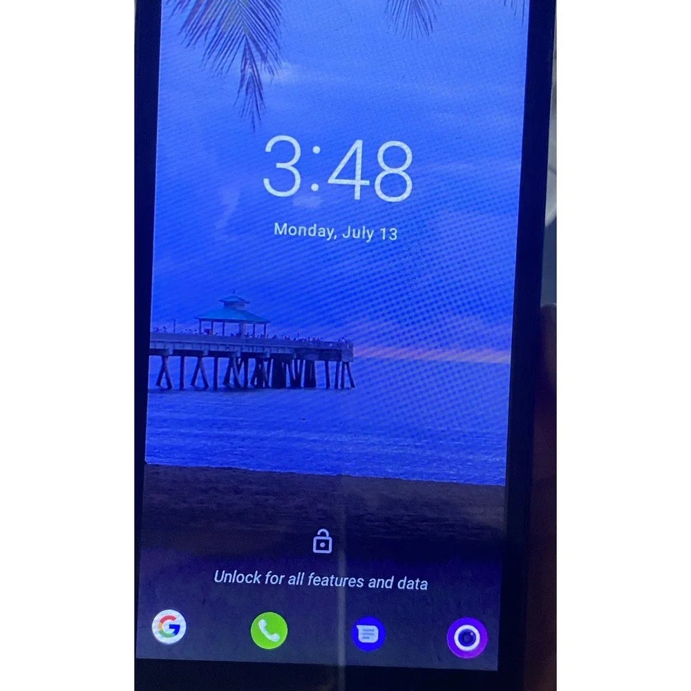TCL T501DL SmartPhone Dark Gray Very Good Used (Tracfone) 16 GB